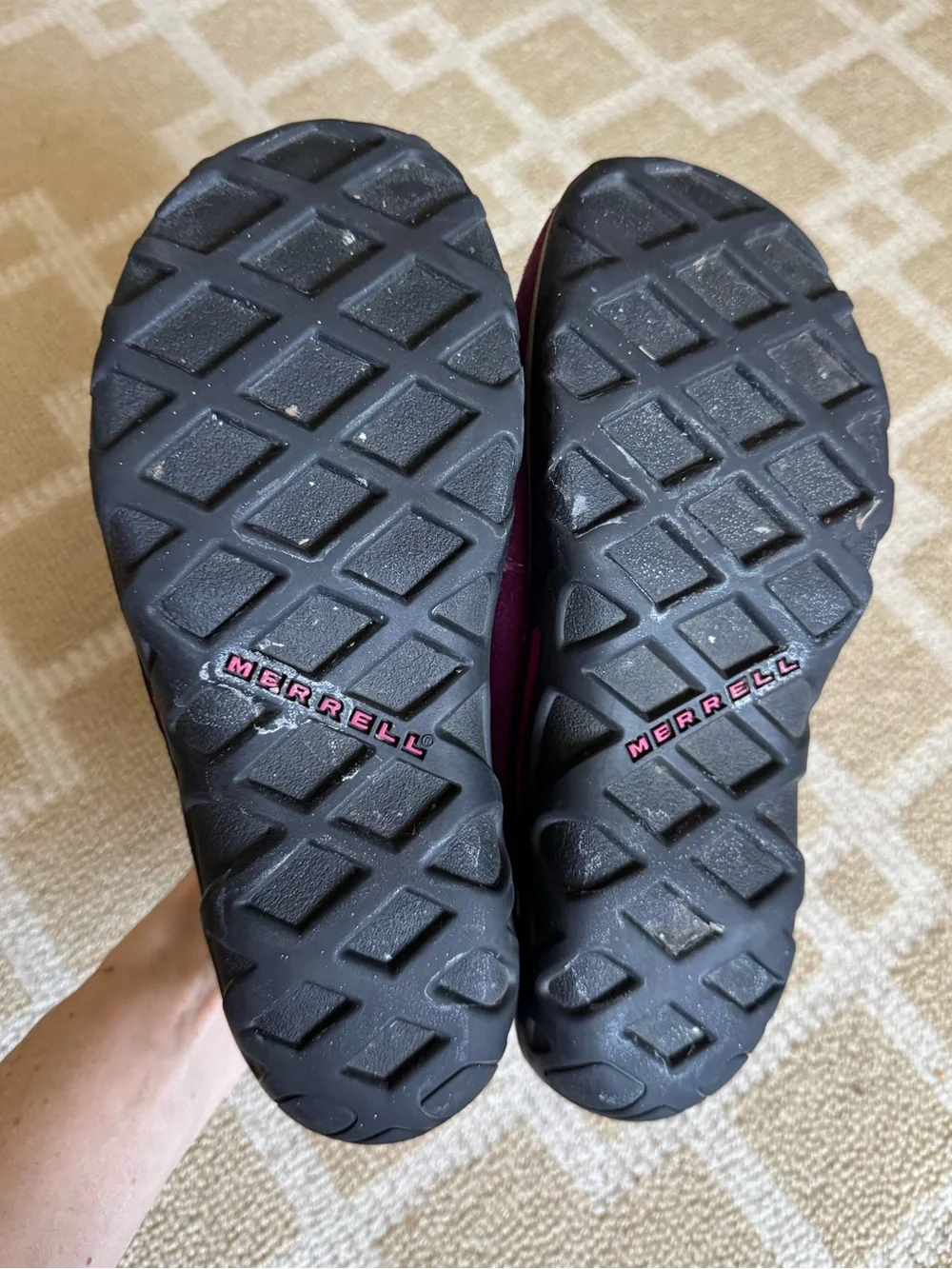 Merrell Kids Jungle Moc Frosty Waterproof Slip On Shoes Wineberry Girls 3.5